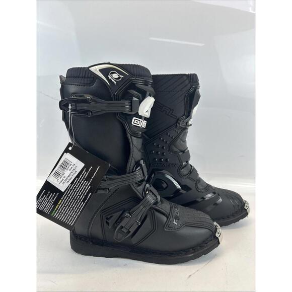 Other - ONEAL O'Neal Rider Motocross Boots Black/White Youth Size 5 0325-105